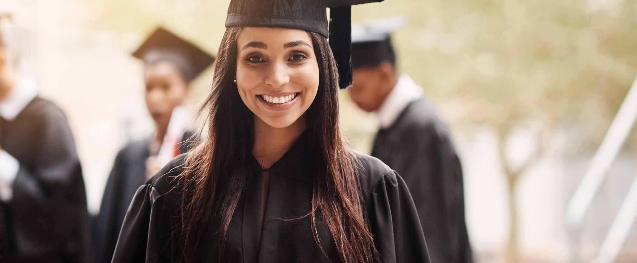 girl graduating from school