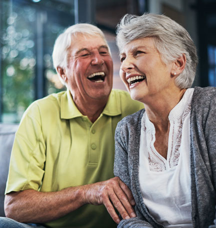 happy retired couple